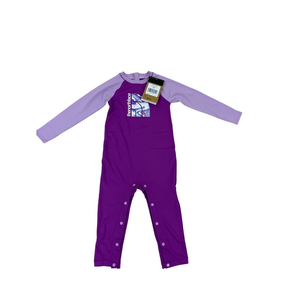 The North Face Baby Purple One-Piece Bodysuit Size 18-24 Months NWT